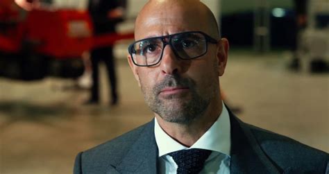 Stanley Tucci Glasses in Transformers: Age of Extinction